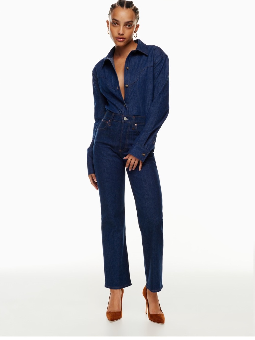 Aritzia Denim Forum High-Rise Straight Jeans